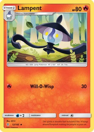 Image of Lampent 012/145  SM  Guardians Rising - Uncommon