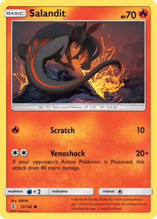 Image of Salandit 015/145  SM  Guardians Rising - Common
