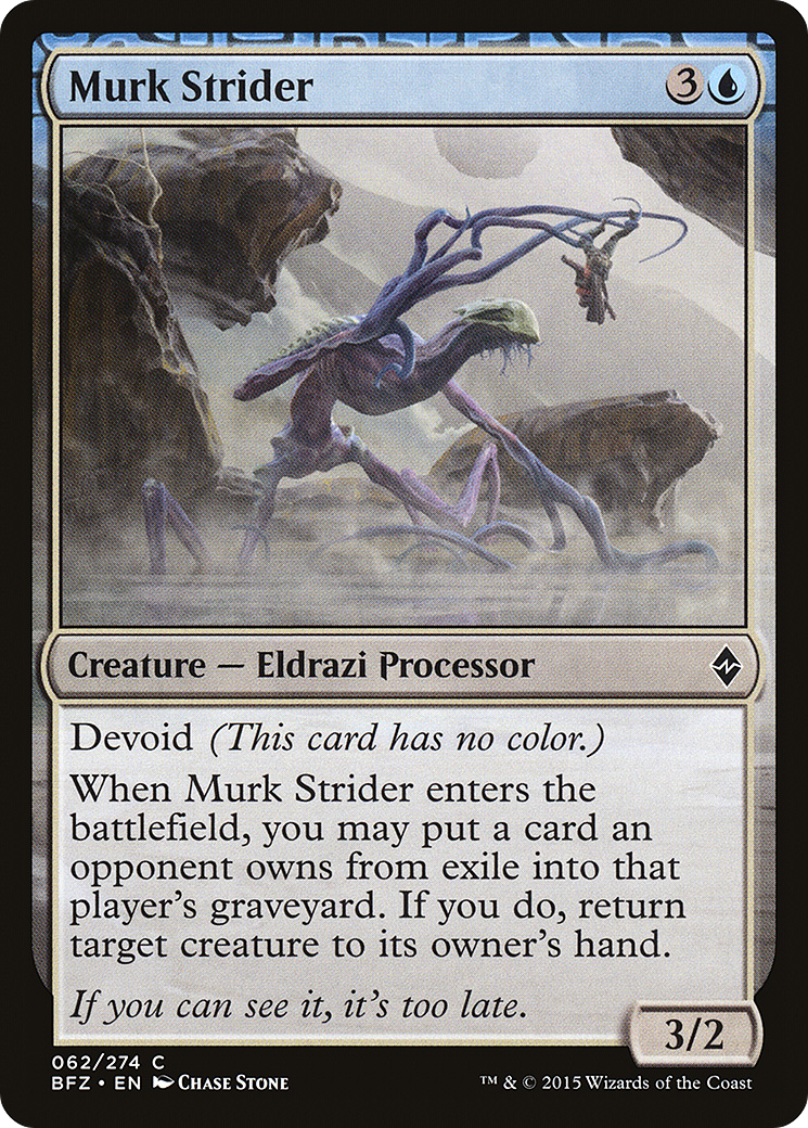 Image of Murk Strider (BFZ-062) - Battle for Zendikar: (devoid) Foil
