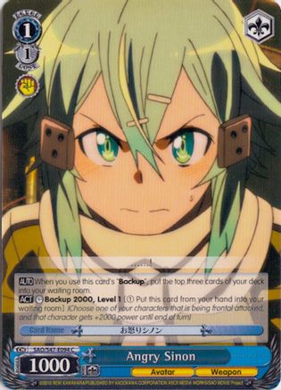 Image of Angry Sinon (SAO/S47-E094 C) - Sword Art Online Re: Edit