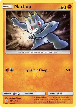 Image of Machop (63) 063/145  SM  Guardians Rising - Common