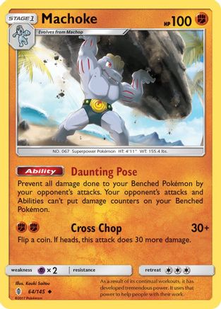 Image of Machoke 064/145  SM  Guardians Rising - Uncommon