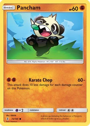 Image of Pancham 072/145  SM  Guardians Rising - Common