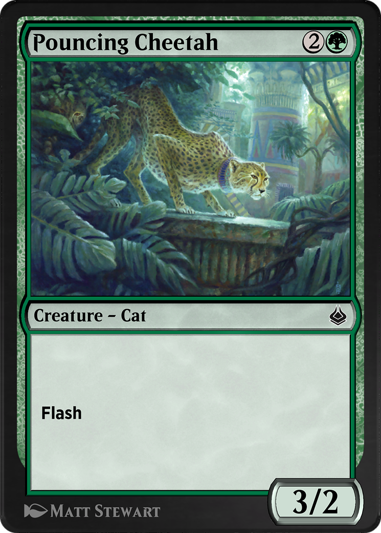 Image of Pouncing Cheetah (AKR-207) - Amonkhet Remastered