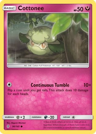 Image of Cottonee 090/145  SM  Guardians Rising - Common