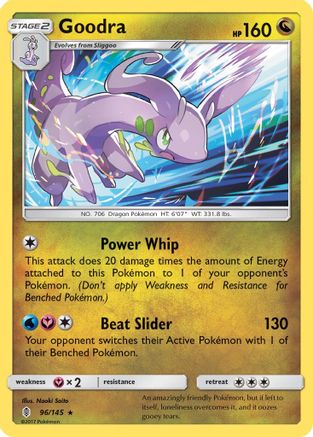 Image of Goodra 096/145  - Holofoil SM  Guardians Rising - Holo Rare