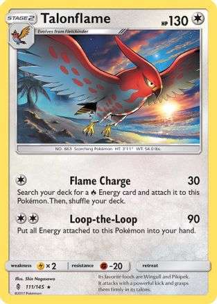 Image of Talonflame 111  SM  Guardians Rising - Rare