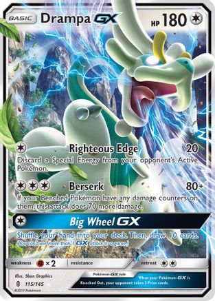 Image of Drampa GX 115/145  - Holofoil SM  Guardians Rising - Ultra Rare