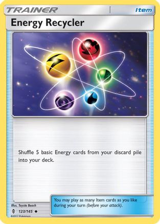 Image of Energy Recycler 123/145  SM  Guardians Rising - Uncommon