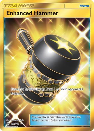 Image of Enhanced Hammer (Secret) 162/145  - Holofoil SM  Guardians Rising - Secret Rare