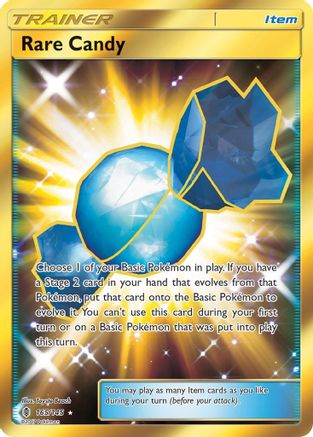 Image of Rare Candy (Secret) 165  - Holofoil SM  Guardians Rising - Secret Rare