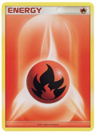 Image of Fire Energy (2007 Unnumbered D/P Style Non/P  League & Championship Cards - Promo