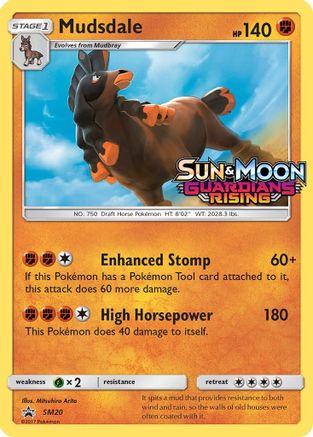 Image of Mudsdale SM20  - Holofoil SM Promos - Promo