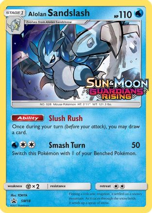 Image of Alolan Sandslash SM18  - Holofoil SM Promos - Promo