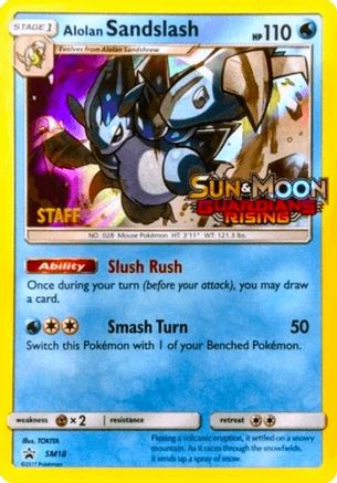 Image of Alolan Sandslash SM18  - Holofoil SM Promos - Promo