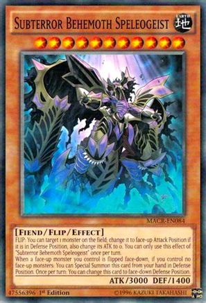Image of Subterror Behemoth Speleogeist (MACR-EN084) - Maximum Crisis Unlimited
