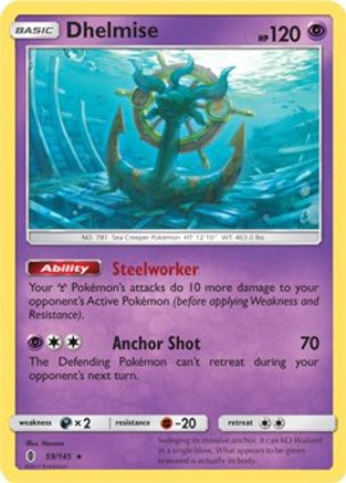 Image of Dhelmise 059/145  Deck Exclusives - Rare