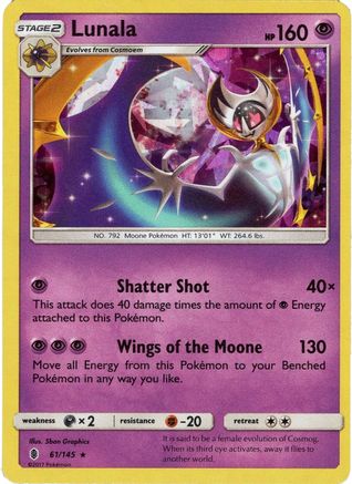 Image of Lunala 061/145  - Holofoil Deck Exclusives - Holo Rare