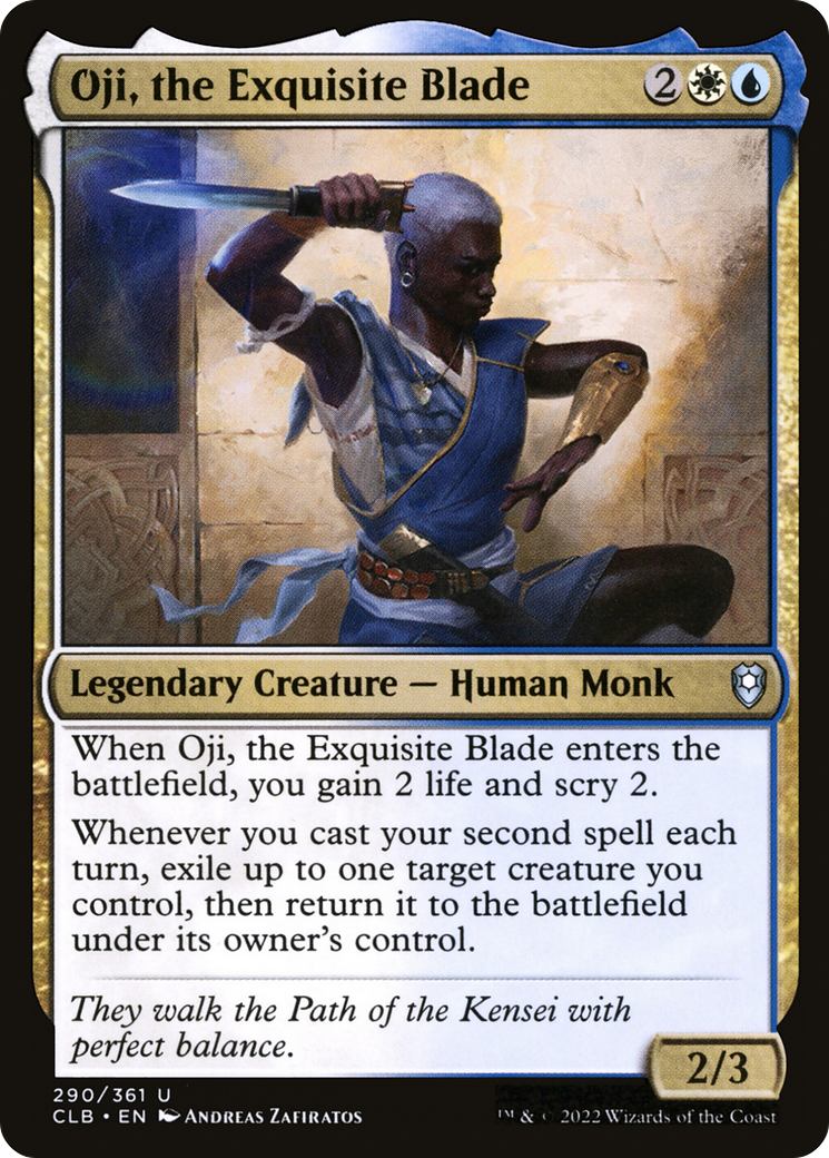 Image of Oji, the Exquisite Blade (CLB-290) - Commander Legends: Battle for Baldur's Gate