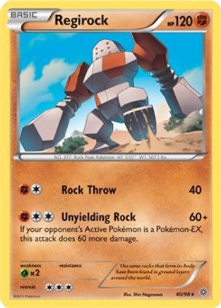 Image of Regirock 040/098  - Holofoil Deck Exclusives - Holo Rare