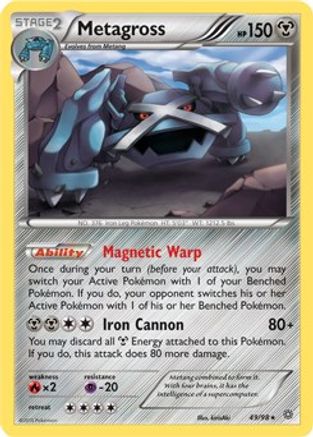 Image of Metagross 049/098  - Holofoil Deck Exclusives - Holo Rare