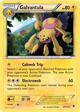 Image of Galvantula 027/119  - Holofoil Deck Exclusives - Holo Rare