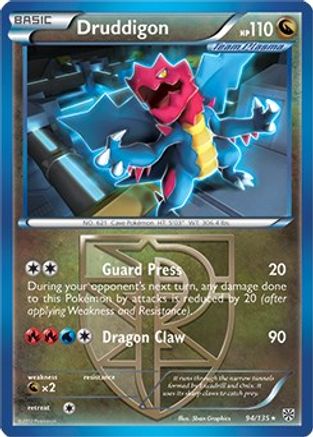 Image of Druddigon 094/135  - Holofoil Deck Exclusives - Holo Rare