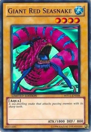 Image of Giant Red Seasnake (WP11-EN008) - World Championship 2011 Card Pack Limited
