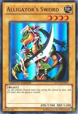 Image of Alligator's Sword (WP11-EN012) - World Championship 2011 Card Pack Limited
