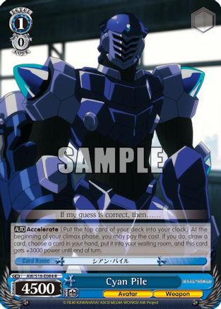 Image of Cyan Pile (AW/S18-E084 R) - Accel World