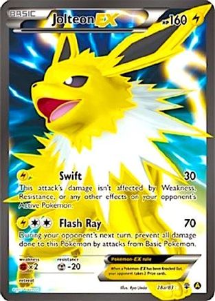 Image of Jolteon EX 28a/83  - Holofoil Alternate Art Promos - Promo