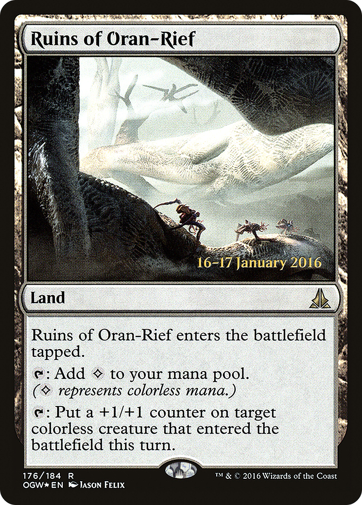 Image of Ruins of Oran-Rief (PRE-176) - Oath of the Gatewatch Promos Foil