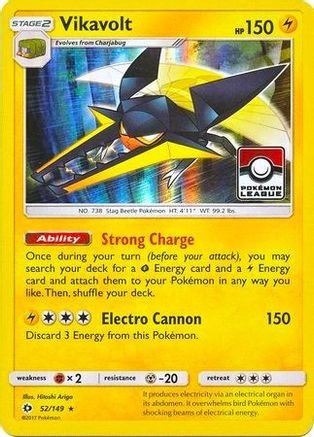 Image of Vikavolt 052/149  - Holofoil League & Championship Cards - Promo