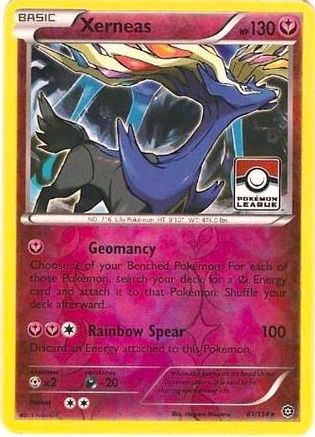 Image of Xerneas 081/114  - Reverse Holofoil League & Championship Cards - Promo