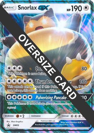 Image of Snorlax GX SM05  Jumbo Cards - Promo
