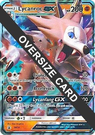Image of Lycanroc GX SM14  - Holofoil Jumbo Cards - Promo