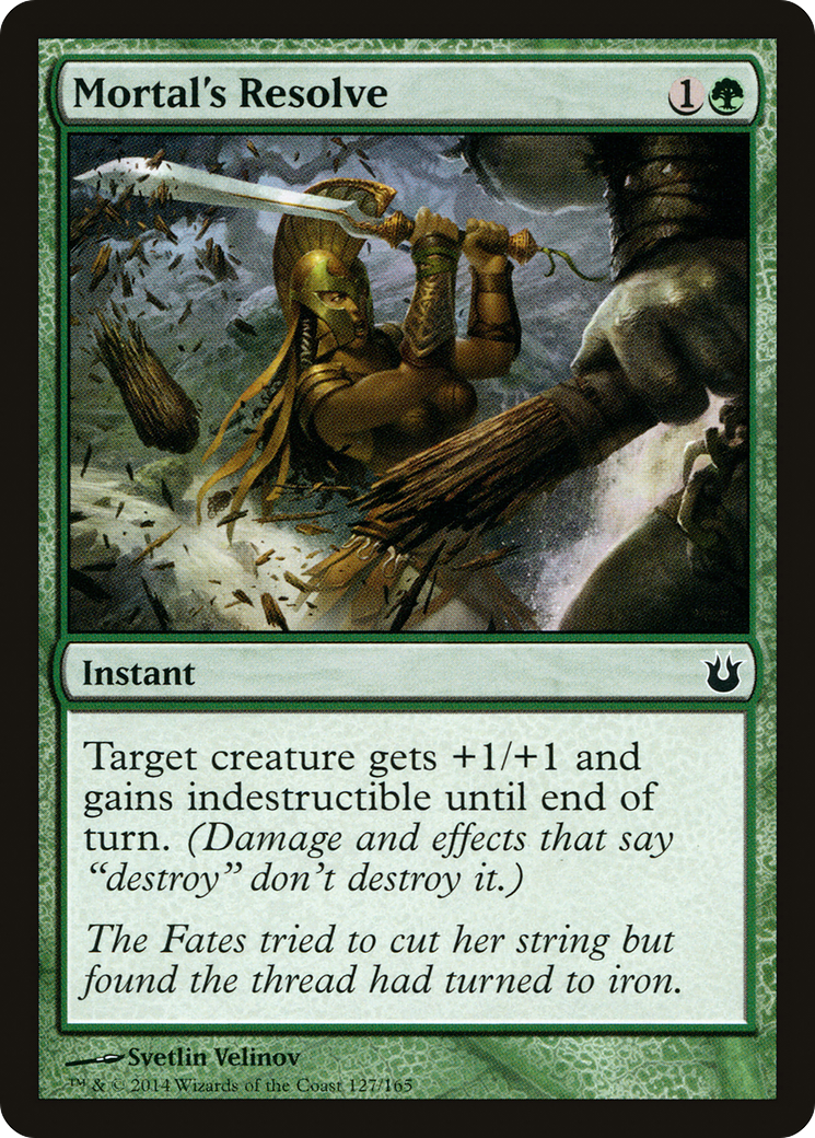 Image of Mortal's Resolve (BNG-127) - Born of the Gods