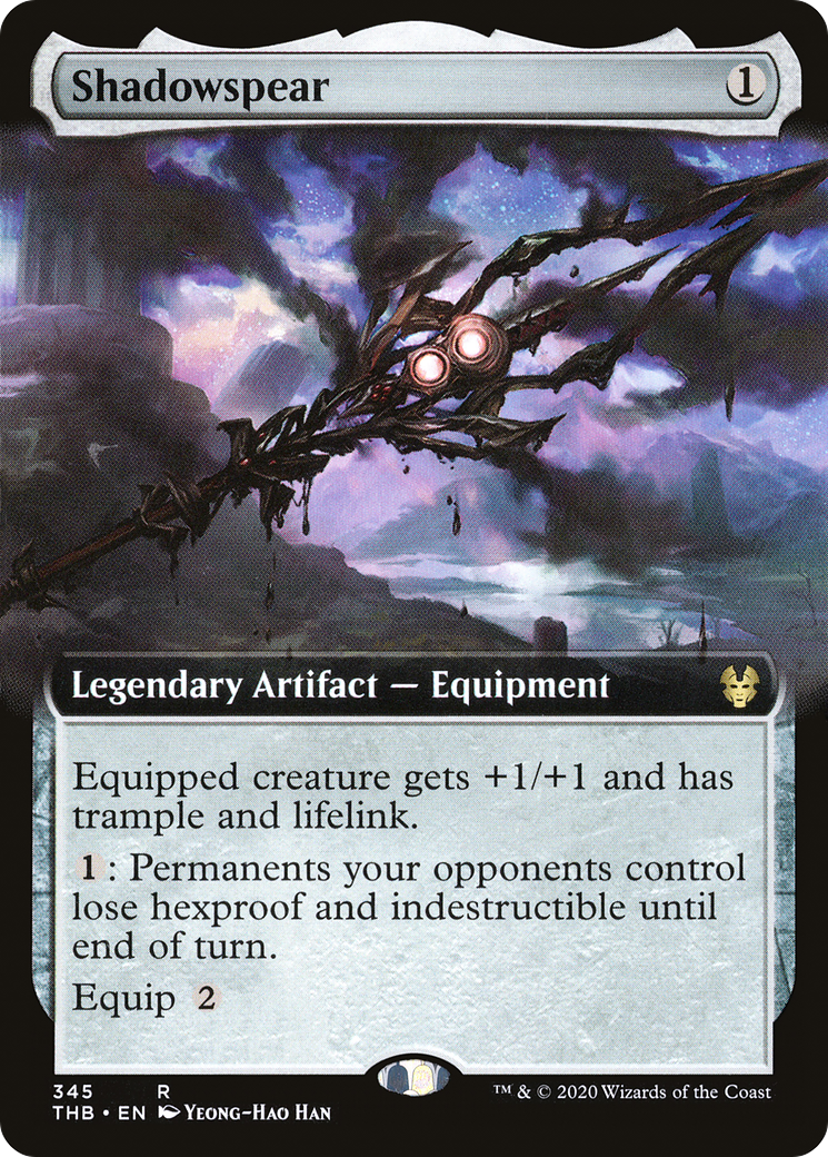 Image of Shadowspear (Extended Art) (THB-345) - Theros Beyond Death: (Extended Art)