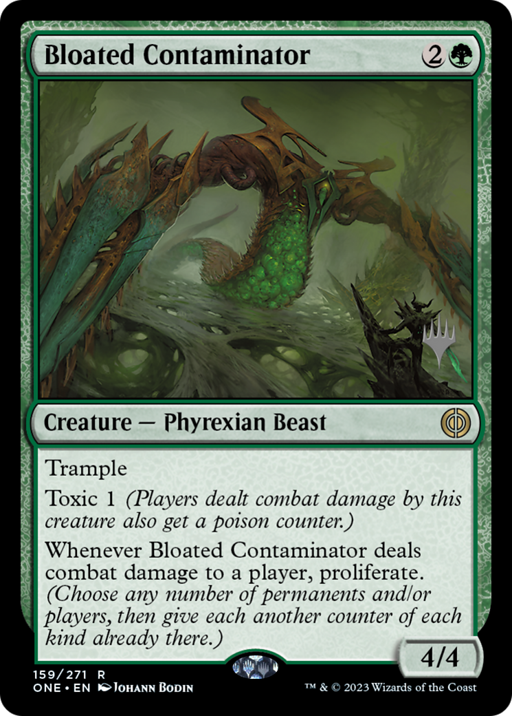 Image of Bloated Contaminator (PPONE-159) - Phyrexia: All Will Be One Promos