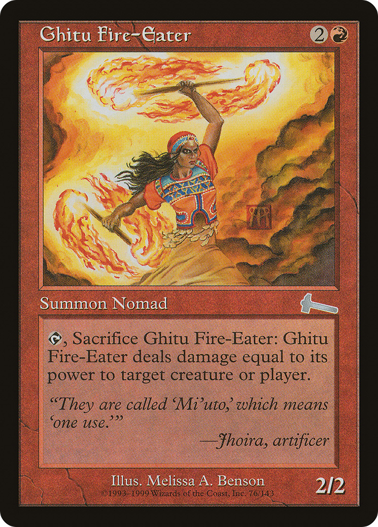 Image of Ghitu Fire-Eater (ULG-076) - Urza's Legacy