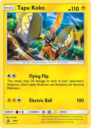 Image of Tapu Koko SM31  - Holofoil SM Promos - Promo