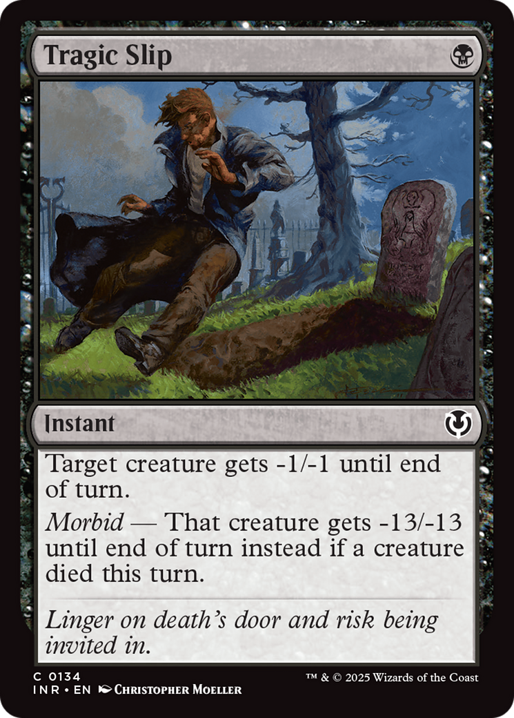 Image of Tragic Slip (INR-134) - Innistrad Remastered Foil
