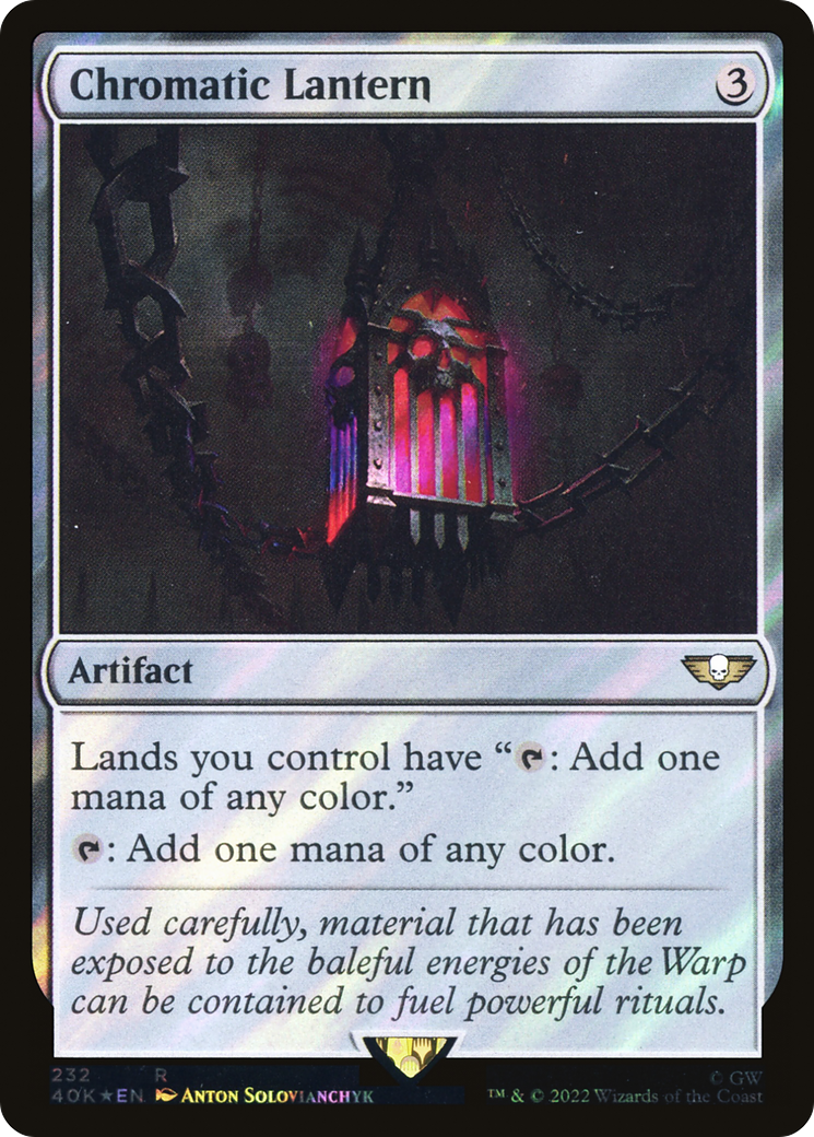 Image of Chromatic Lantern (Surge Foil) (40K-232) - Warhammer 40,000 Commander Foil