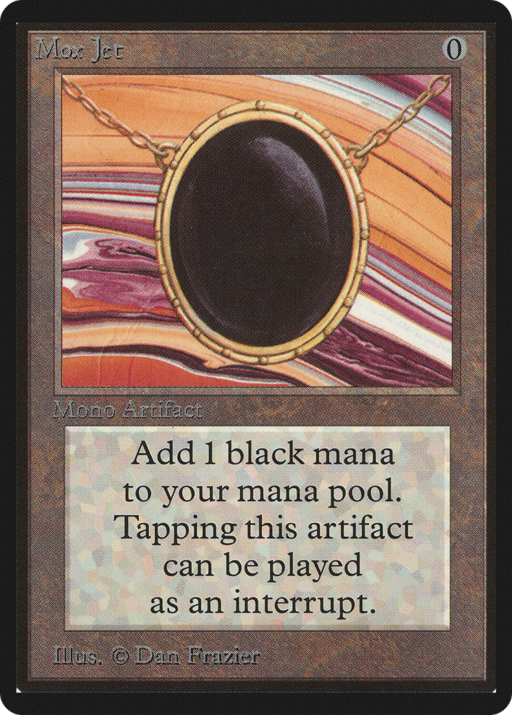 Image of Mox Jet (LEB-) - Limited Edition Beta