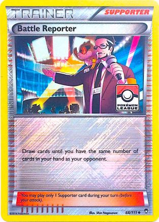 Image of Battle Reporter 088/111  - Reverse Holofoil League & Championship Cards - Promo