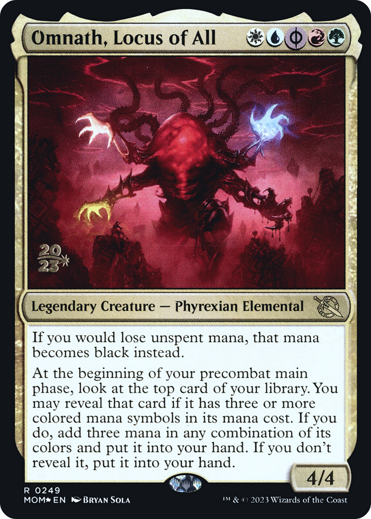 Image of Omnath, Locus of All (PRE-249) - March of the Machine Promos Foil