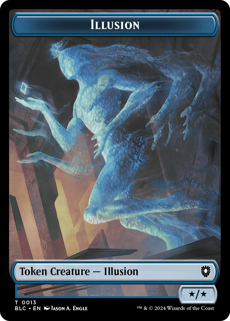Image of Illusion (TBLC-013) - Bloomburrow Commander Tokens Foil