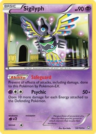 Image of Sigilyph 052/124  Deck Exclusives - Rare