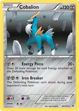 Image of Cobalion 084/101  Deck Exclusives - Rare