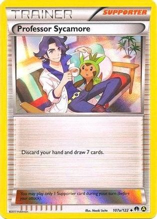 Image of Professor Sycamore 107a/122  - Holofoil Alternate Art Promos - Promo